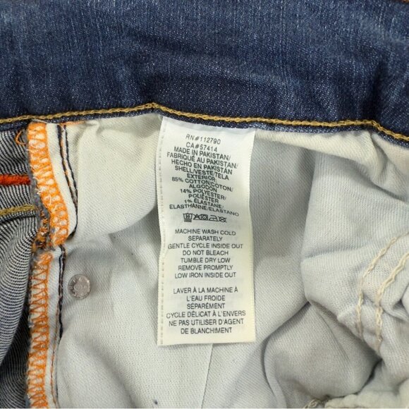 True Religion NWT Men's Size 33x32 Rocco Skinny NF 32 SN 105459 Blue Denim Jeans - Picture 7 of 11